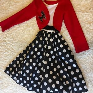 1950s poodle skirt Halloween costume
